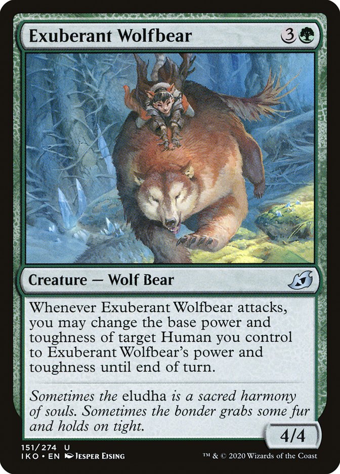 Exuberant Wolfbear [Ikoria: Lair of Behemoths] | Deep Dive Games St. Marys