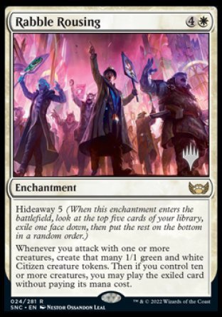 Rabble Rousing (Promo Pack) [Streets of New Capenna Promos] | Deep Dive Games St. Marys