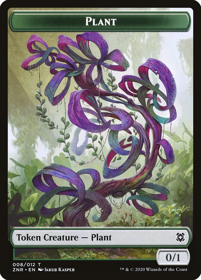 Plant Token [Zendikar Rising Tokens] | Deep Dive Games St. Marys