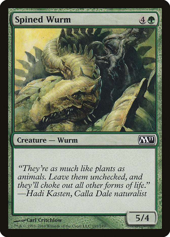 Spined Wurm [Magic 2011] | Deep Dive Games St. Marys