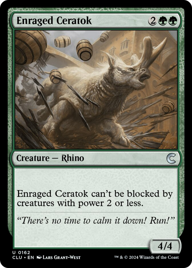 Enraged Ceratok [Ravnica: Clue Edition] | Deep Dive Games St. Marys