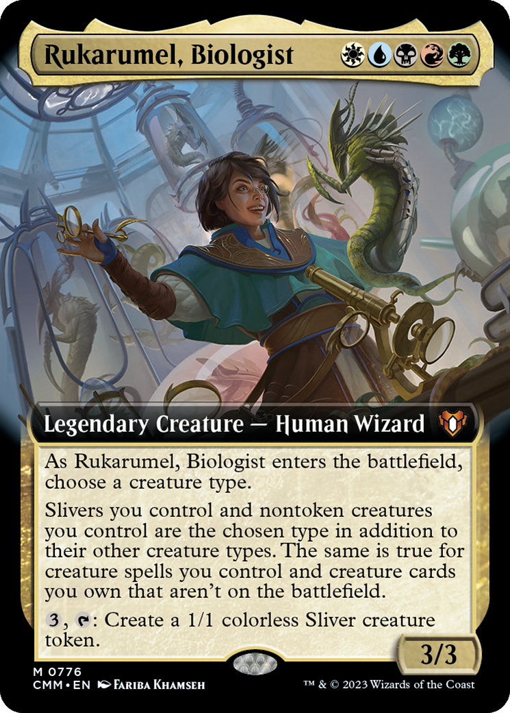 Rukarumel, Biologist (Extended Art) [Commander Masters] | Deep Dive Games St. Marys