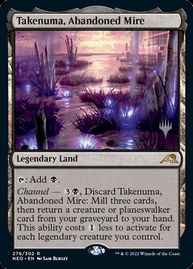 Takenuma, Abandoned Mire (Promo Pack) [Kamigawa: Neon Dynasty Promos] | Deep Dive Games St. Marys