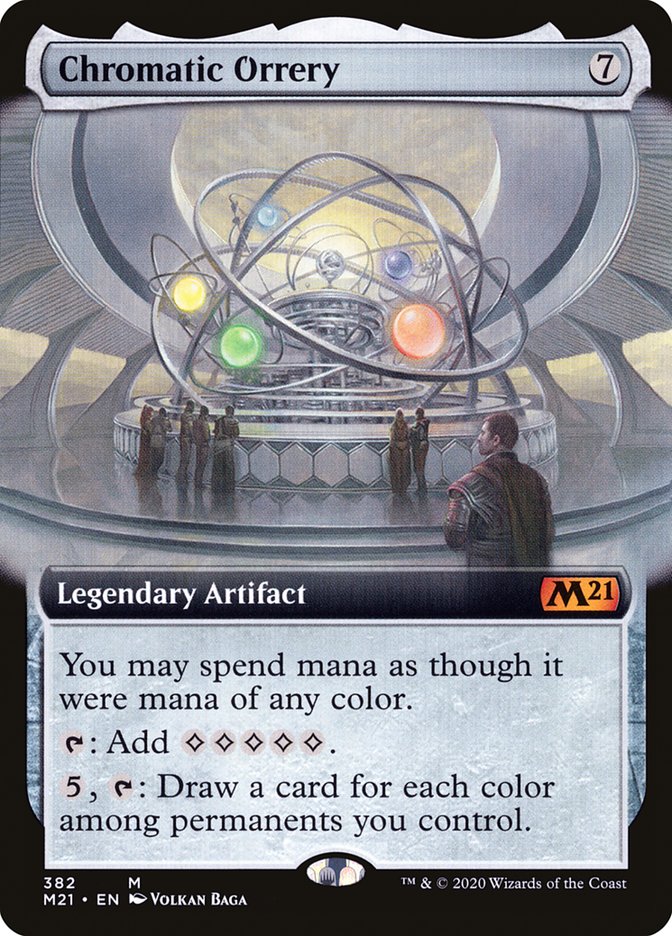 Chromatic Orrery (Extended Art) [Core Set 2021] | Deep Dive Games St. Marys