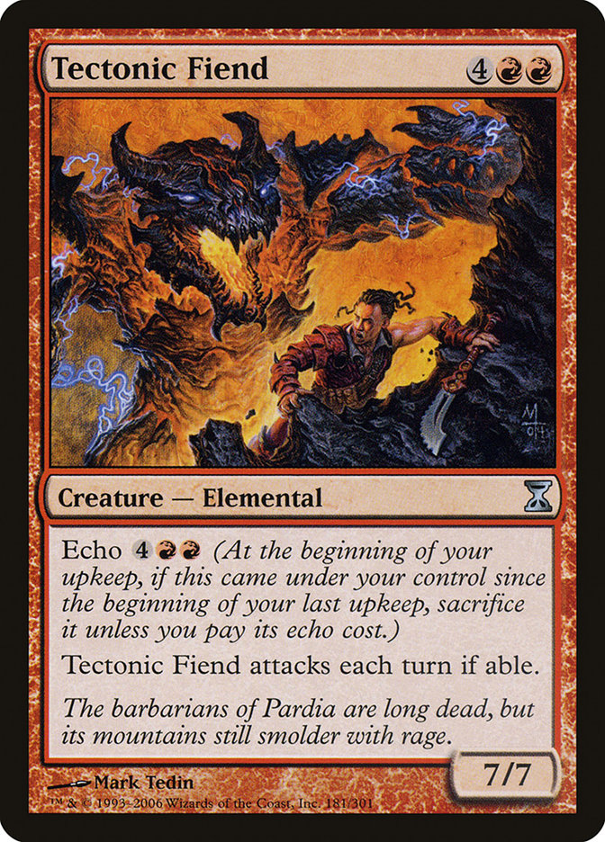 Tectonic Fiend [Time Spiral] | Deep Dive Games St. Marys