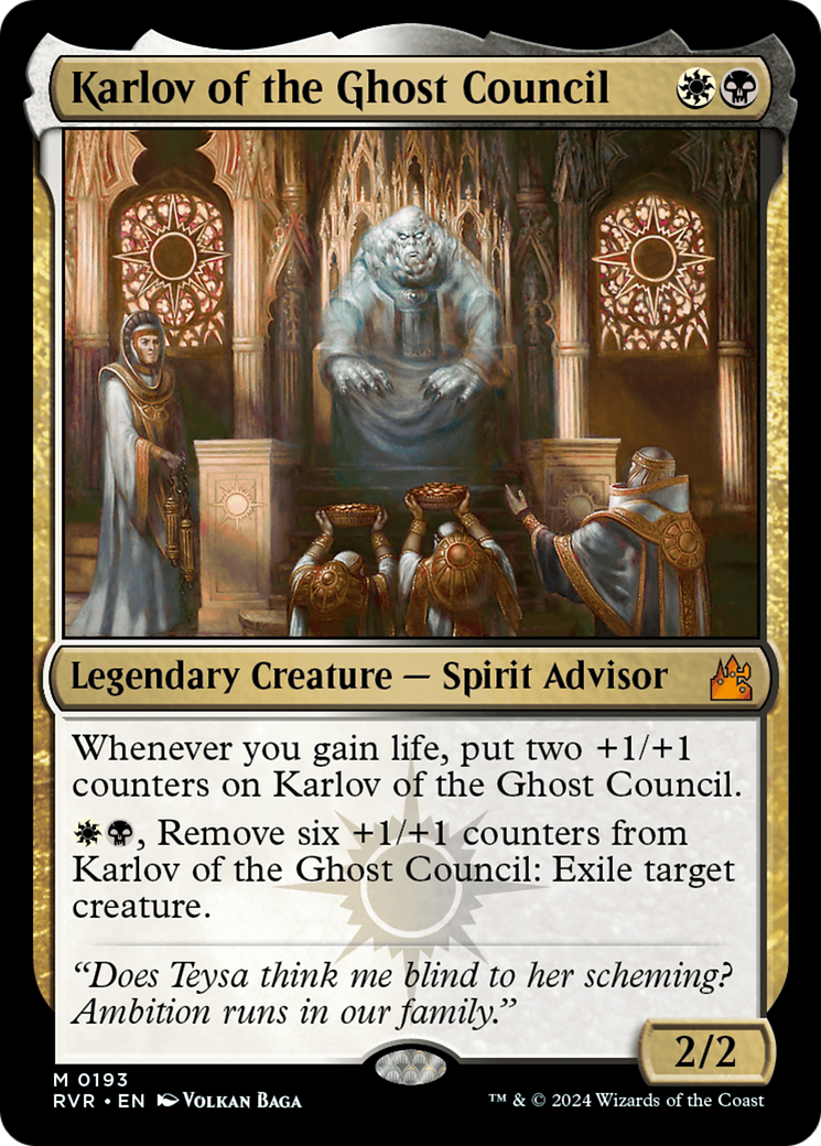 Karlov of the Ghost Council [Ravnica Remastered] | Deep Dive Games St. Marys