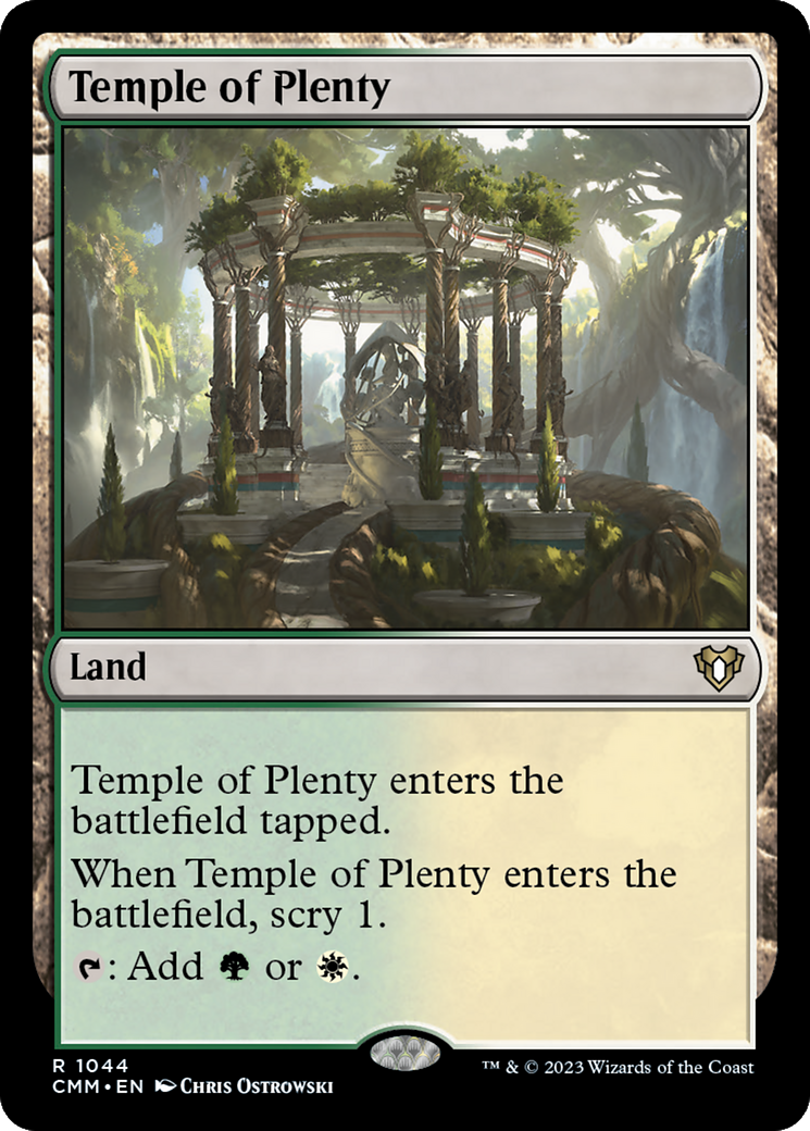 Temple of Plenty [Commander Masters] | Deep Dive Games St. Marys