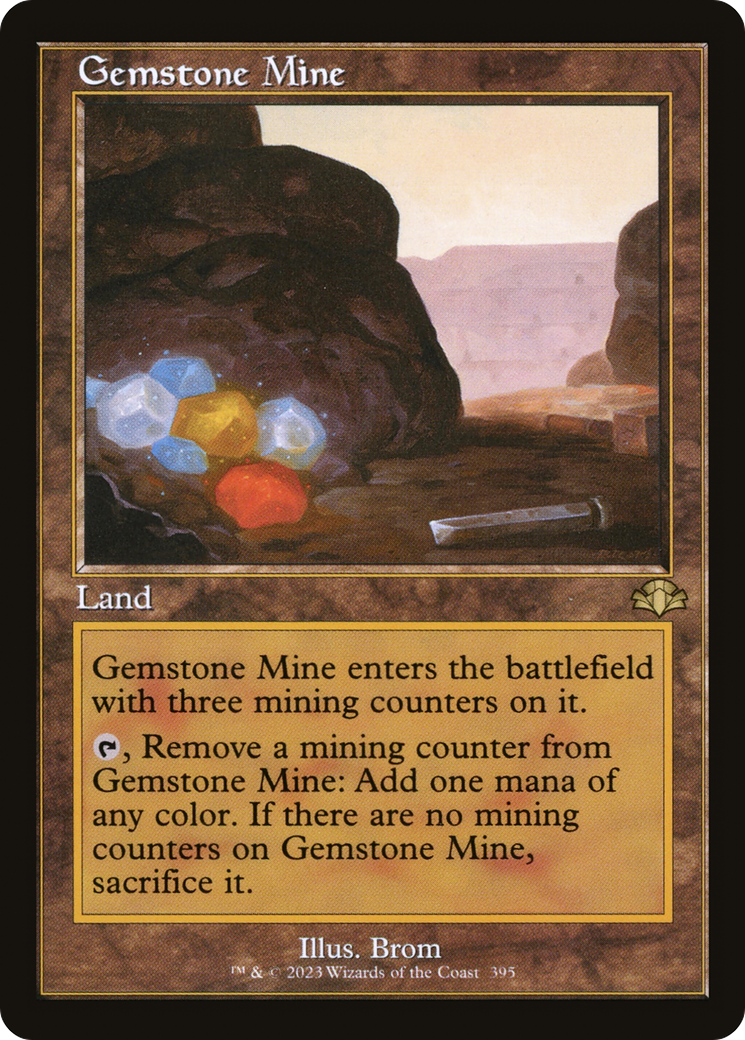 Gemstone Mine (Retro) [Dominaria Remastered] | Deep Dive Games St. Marys