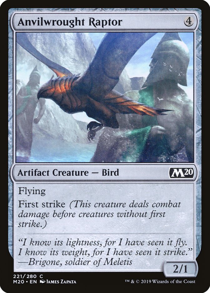 Anvilwrought Raptor [Core Set 2020] | Deep Dive Games St. Marys