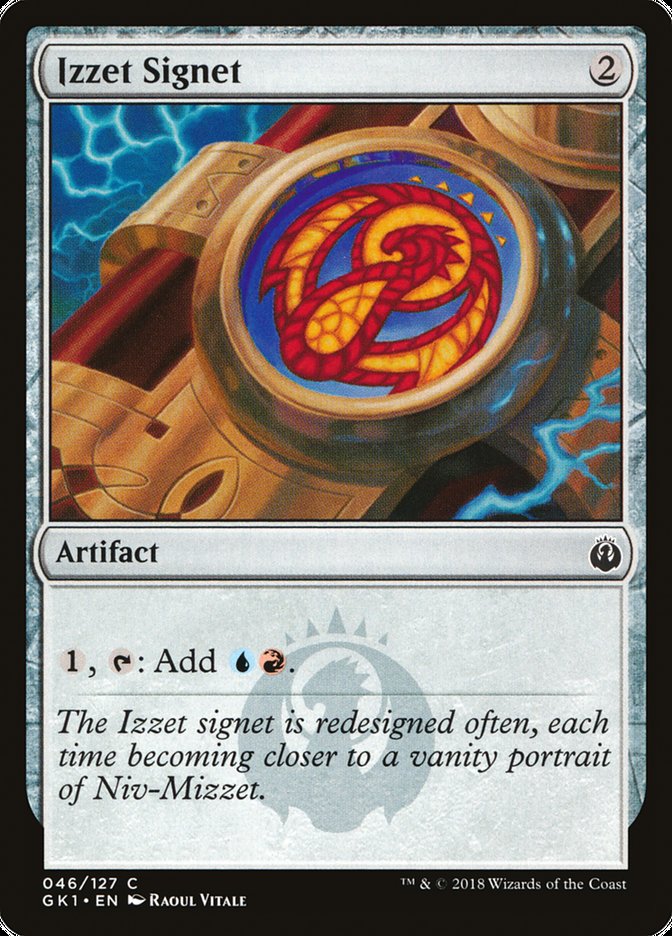 Izzet Signet [Guilds of Ravnica Guild Kit] | Deep Dive Games St. Marys