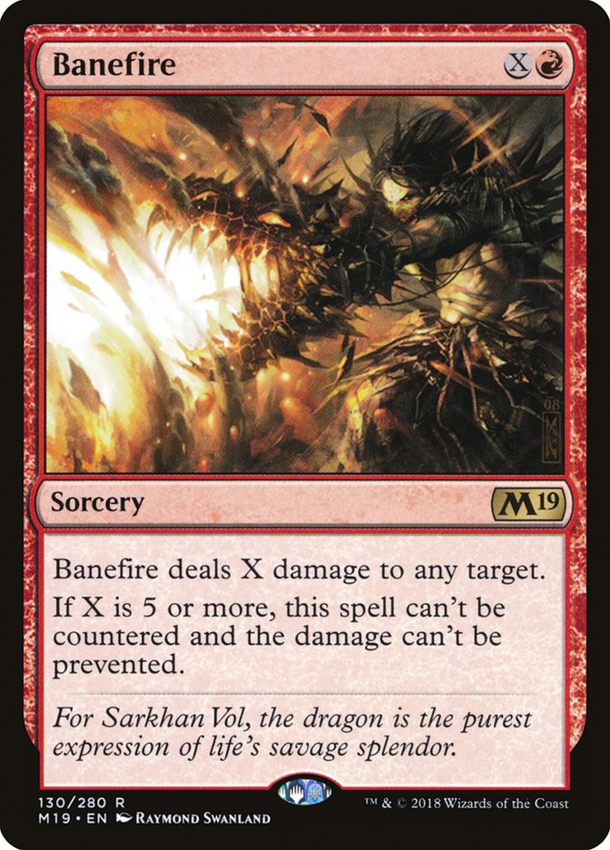 Banefire [Core Set 2019] | Deep Dive Games St. Marys