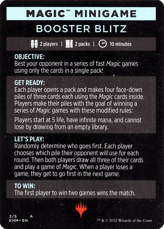 Booster Blitz (Magic Minigame) [Kaldheim Minigame] | Deep Dive Games St. Marys