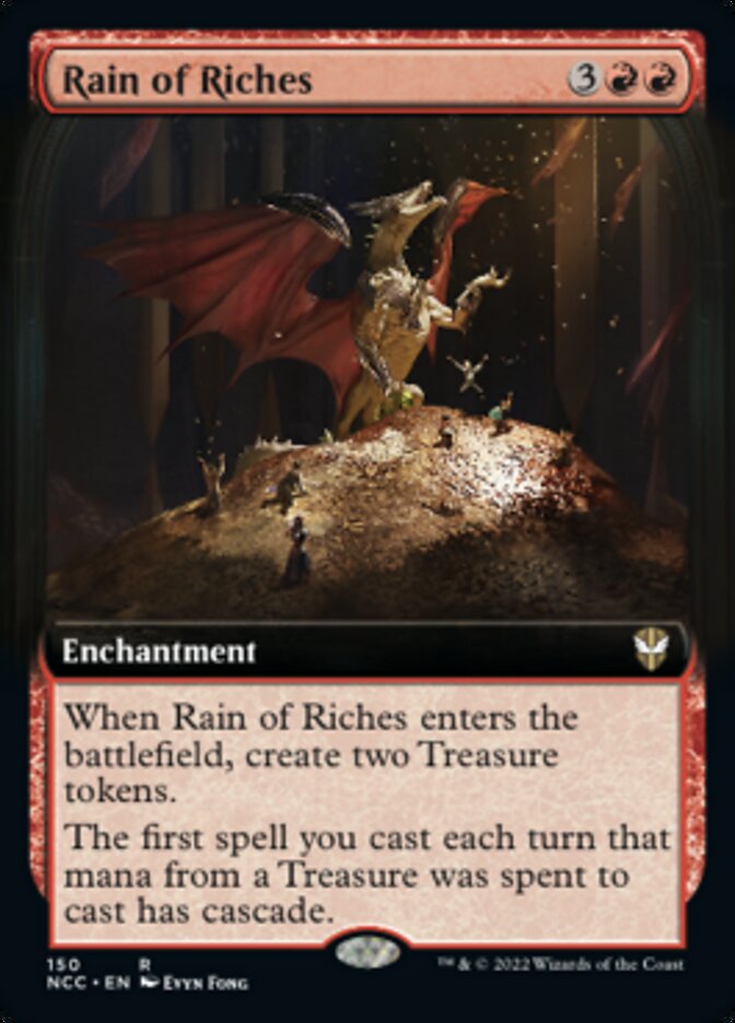 Rain of Riches (Extended Art) [Streets of New Capenna Commander] | Deep Dive Games St. Marys