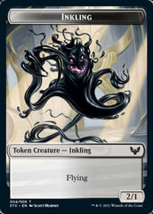 Inkling // Spirit Double-Sided Token [Strixhaven: School of Mages Tokens] | Deep Dive Games St. Marys