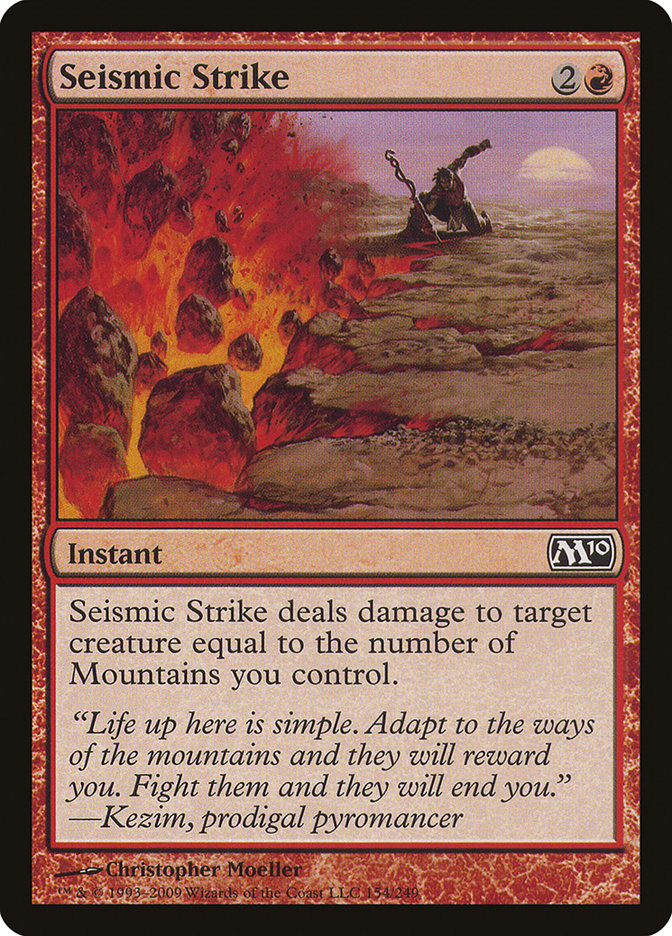 Seismic Strike [Magic 2010] | Deep Dive Games St. Marys