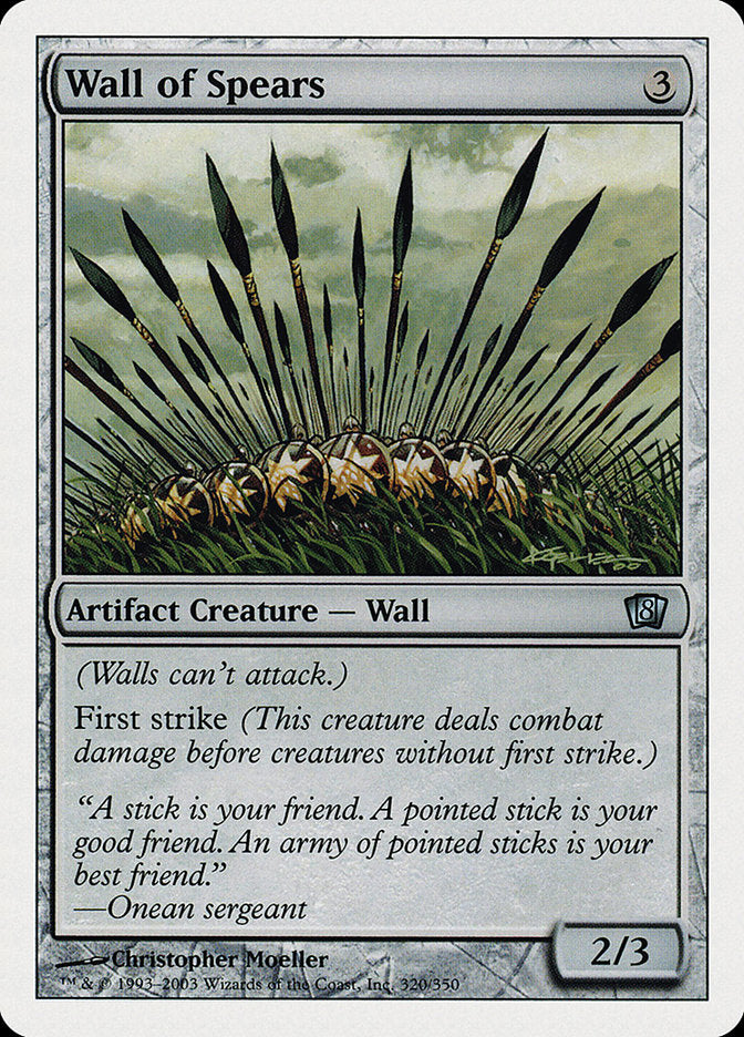 Wall of Spears [Eighth Edition] | Deep Dive Games St. Marys