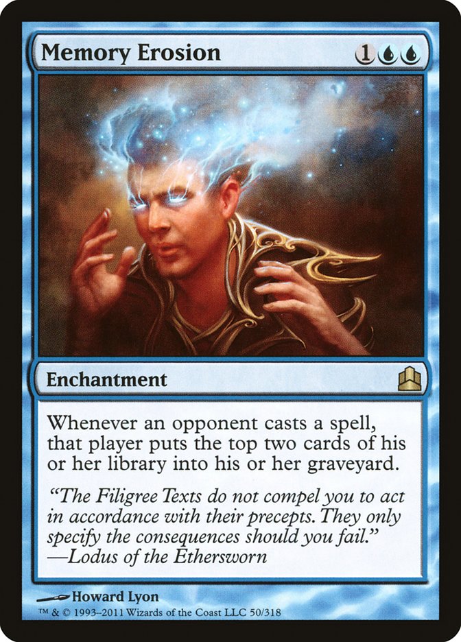 Memory Erosion [Commander 2011] | Deep Dive Games St. Marys
