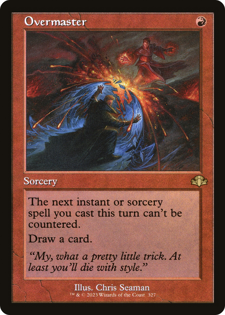 Overmaster (Retro) [Dominaria Remastered] | Deep Dive Games St. Marys
