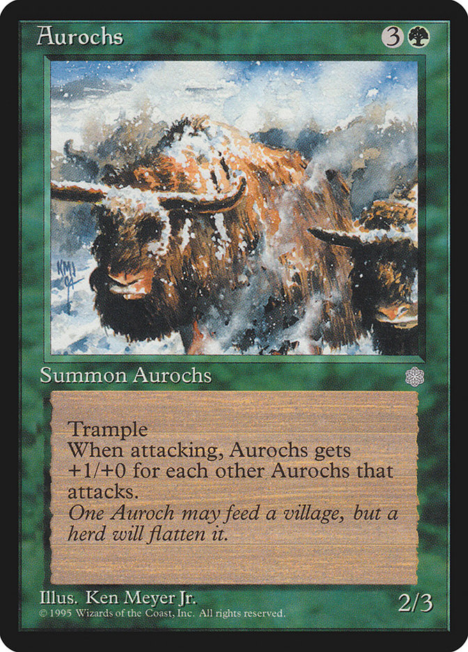 Aurochs [Ice Age] | Deep Dive Games St. Marys