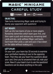 Careful Study (Magic Minigame) [Kaldheim Minigame] | Deep Dive Games St. Marys