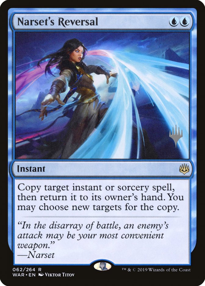 Narset's Reversal (Promo Pack) [War of the Spark Promos] | Deep Dive Games St. Marys