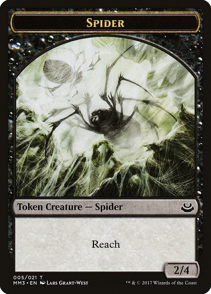 Spider Token [Modern Masters 2017 Tokens] | Deep Dive Games St. Marys