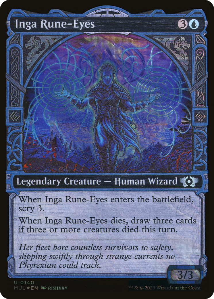 Inga Rune-Eyes (Halo Foil) [Multiverse Legends] | Deep Dive Games St. Marys