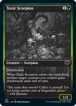 Toxic Scorpion [Innistrad: Double Feature] | Deep Dive Games St. Marys