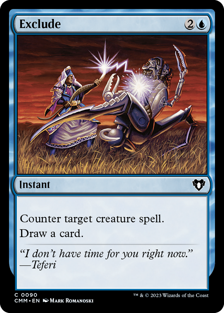 Exclude [Commander Masters] | Deep Dive Games St. Marys