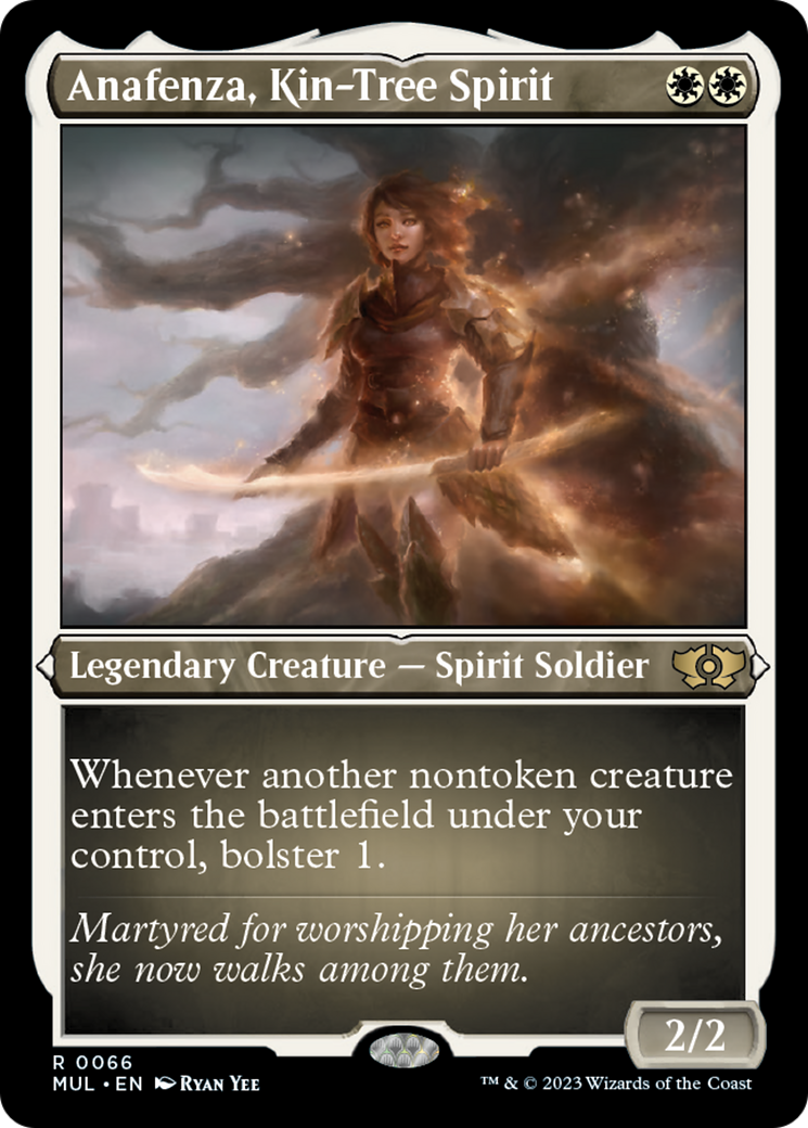 Anafenza, Kin-Tree Spirit (Foil Etched) [Multiverse Legends] | Deep Dive Games St. Marys