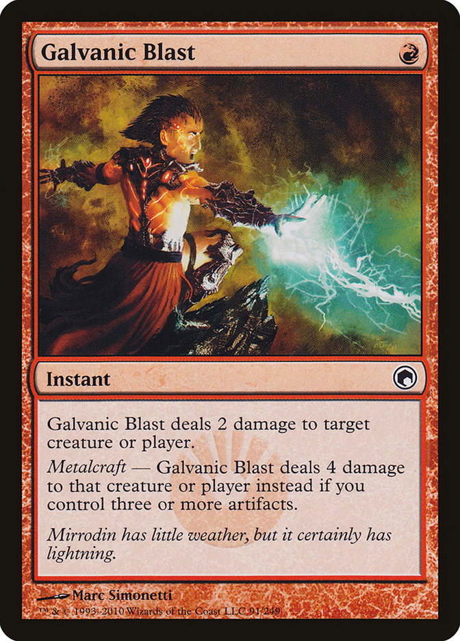 Galvanic Blast [Scars of Mirrodin] | Deep Dive Games St. Marys