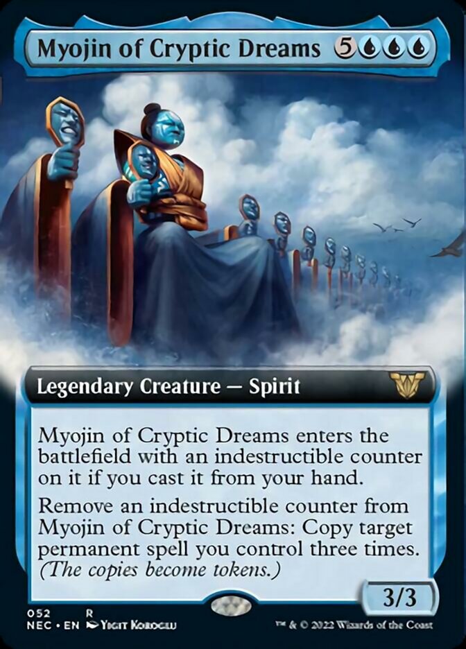 Myojin of Cryptic Dreams (Extended Art) [Kamigawa: Neon Dynasty Commander] | Deep Dive Games St. Marys