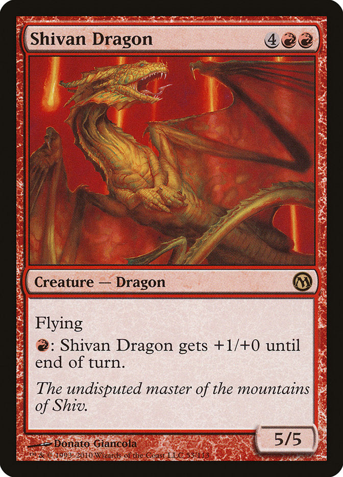 Shivan Dragon [Duels of the Planeswalkers] | Deep Dive Games St. Marys