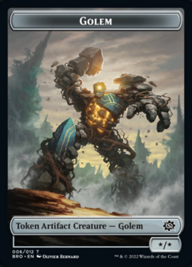 Golem Token [The Brothers' War Tokens] | Deep Dive Games St. Marys