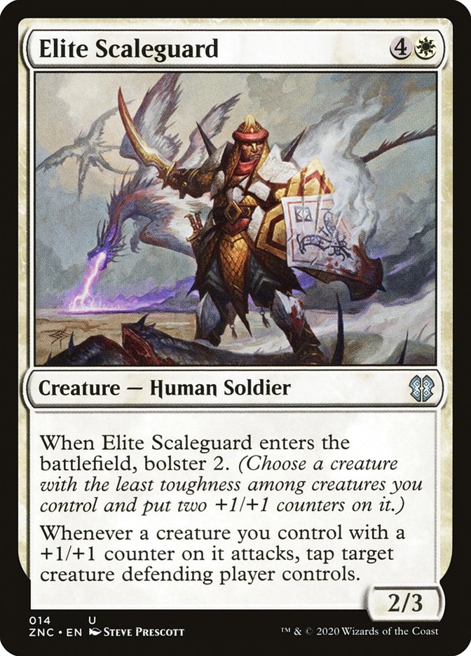 Elite Scaleguard [Zendikar Rising Commander] | Deep Dive Games St. Marys