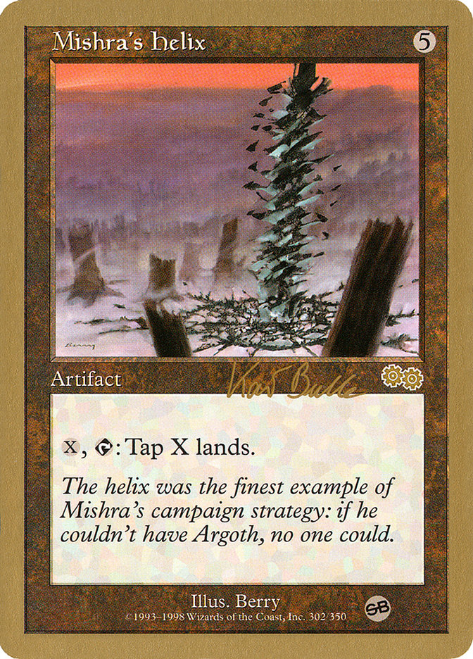 Mishra's Helix (Kai Budde) (SB) [World Championship Decks 1999] | Deep Dive Games St. Marys