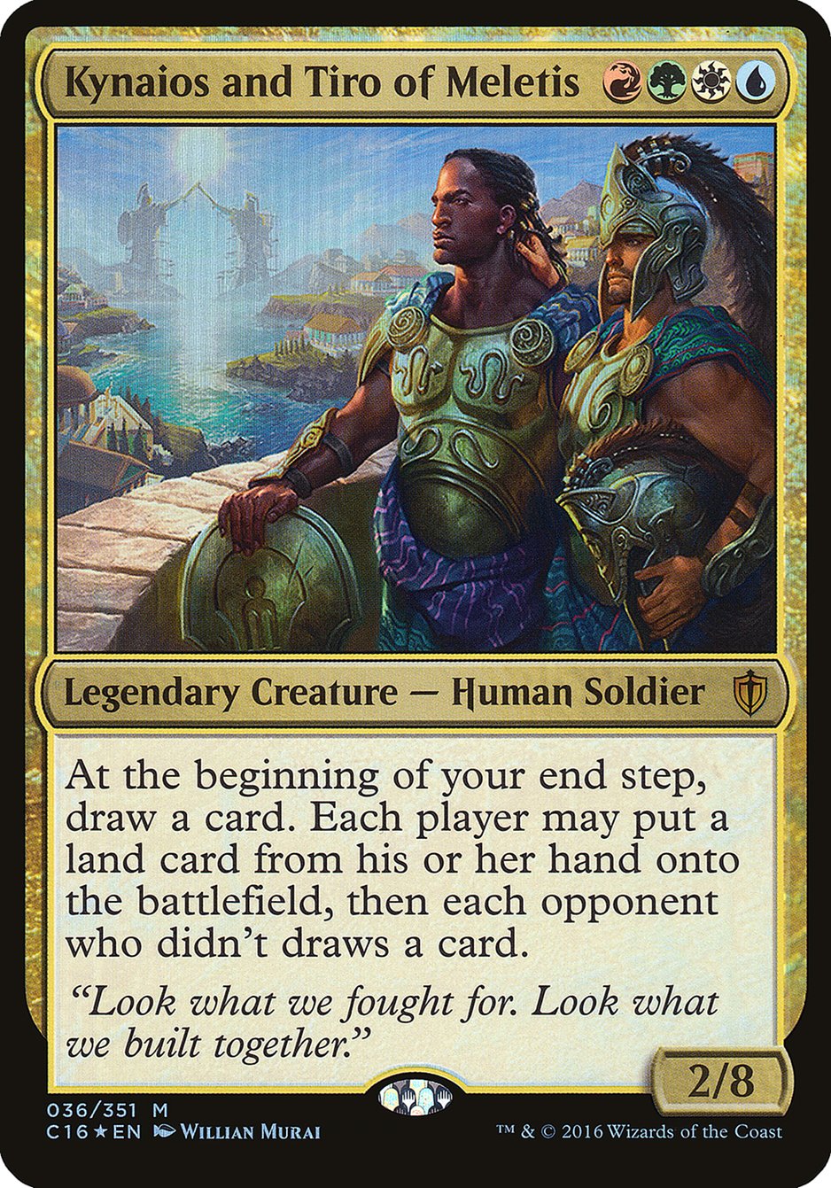 Kynaios and Tiro of Meletis (Oversized) [Commander 2016 Oversized] | Deep Dive Games St. Marys