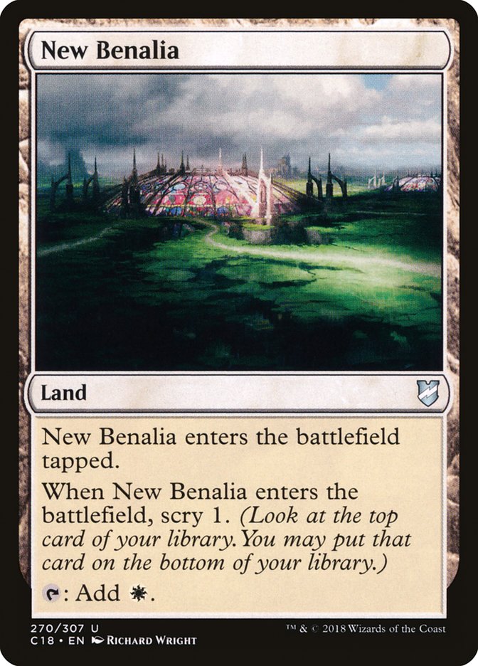 New Benalia [Commander 2018] | Deep Dive Games St. Marys