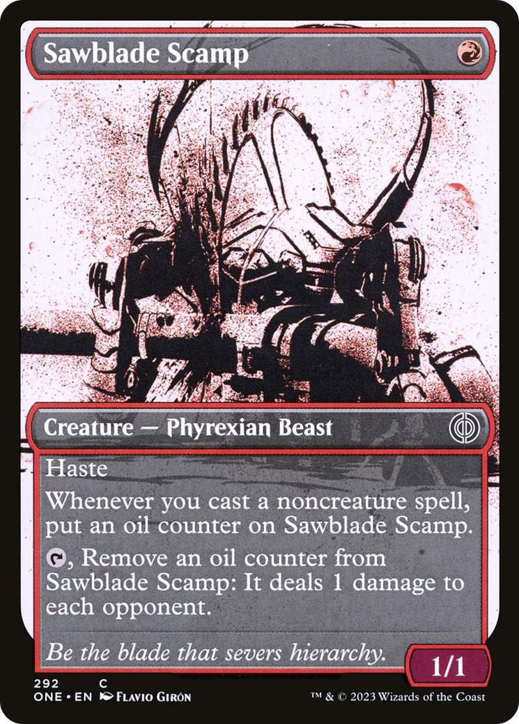 Sawblade Scamp (Showcase Ichor) [Phyrexia: All Will Be One] | Deep Dive Games St. Marys