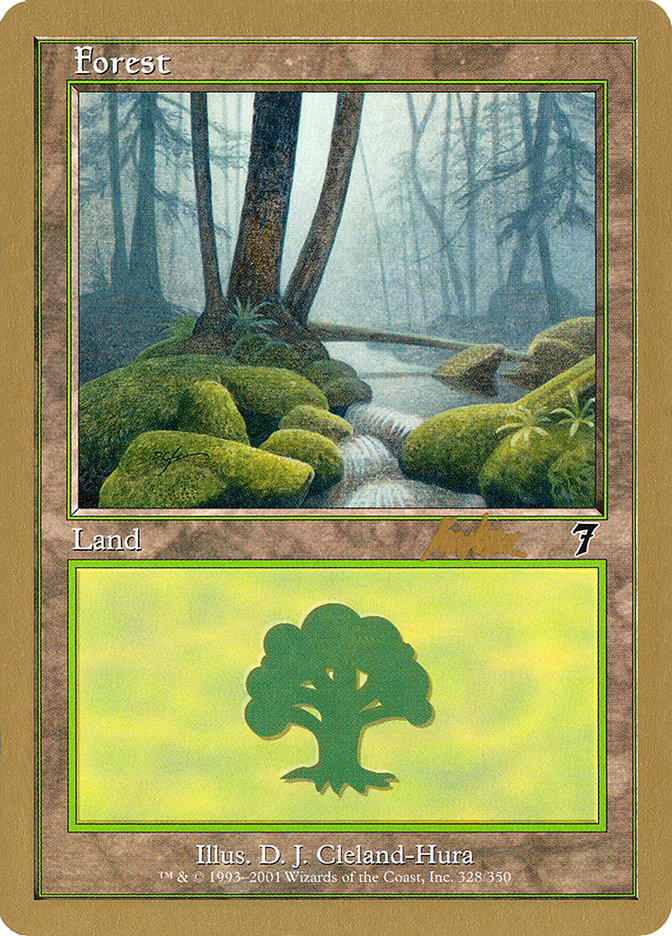 Forest (328) (Brian Kibler) [World Championship Decks 2002] | Deep Dive Games St. Marys