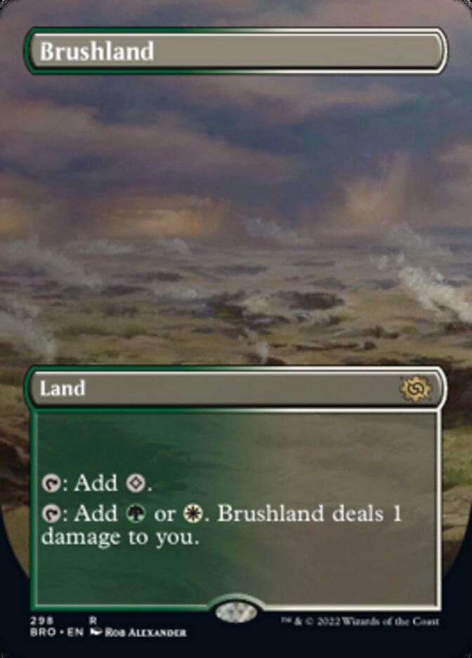 Brushland (Borderless Alternate Art) [The Brothers' War] | Deep Dive Games St. Marys