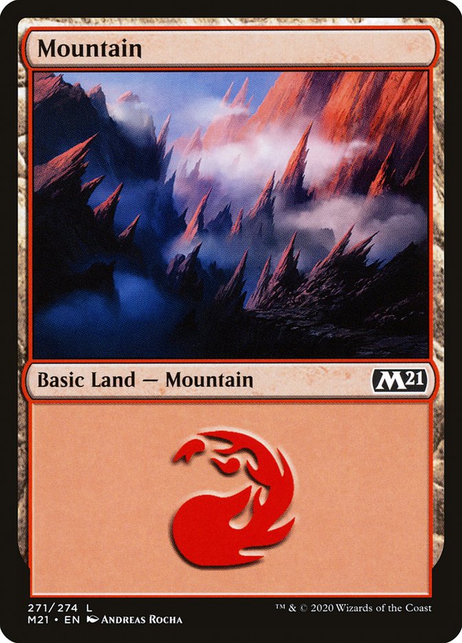 Mountain (271) [Core Set 2021] | Deep Dive Games St. Marys