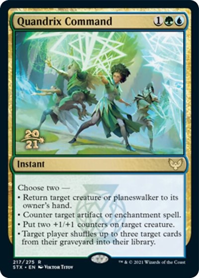Quandrix Command [Strixhaven: School of Mages Prerelease Promos] | Deep Dive Games St. Marys