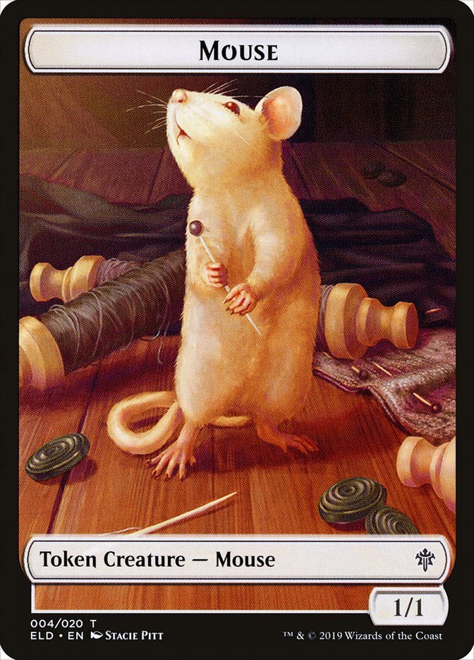 Mouse Token [Throne of Eldraine Tokens] | Deep Dive Games St. Marys