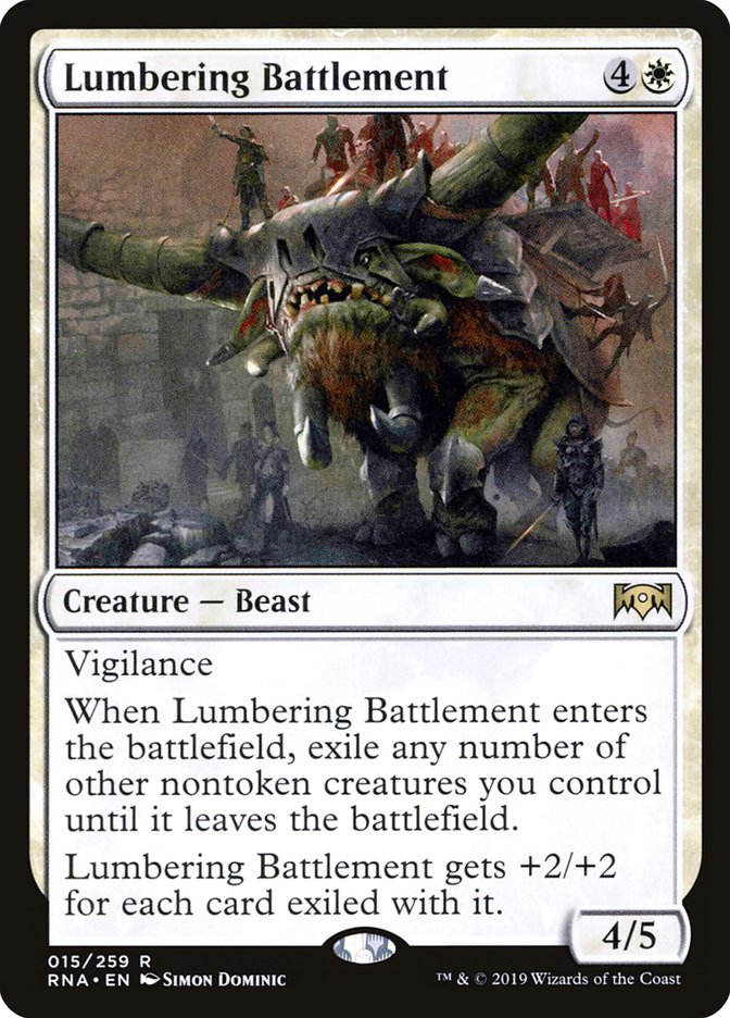 Lumbering Battlement [Ravnica Allegiance] | Deep Dive Games St. Marys