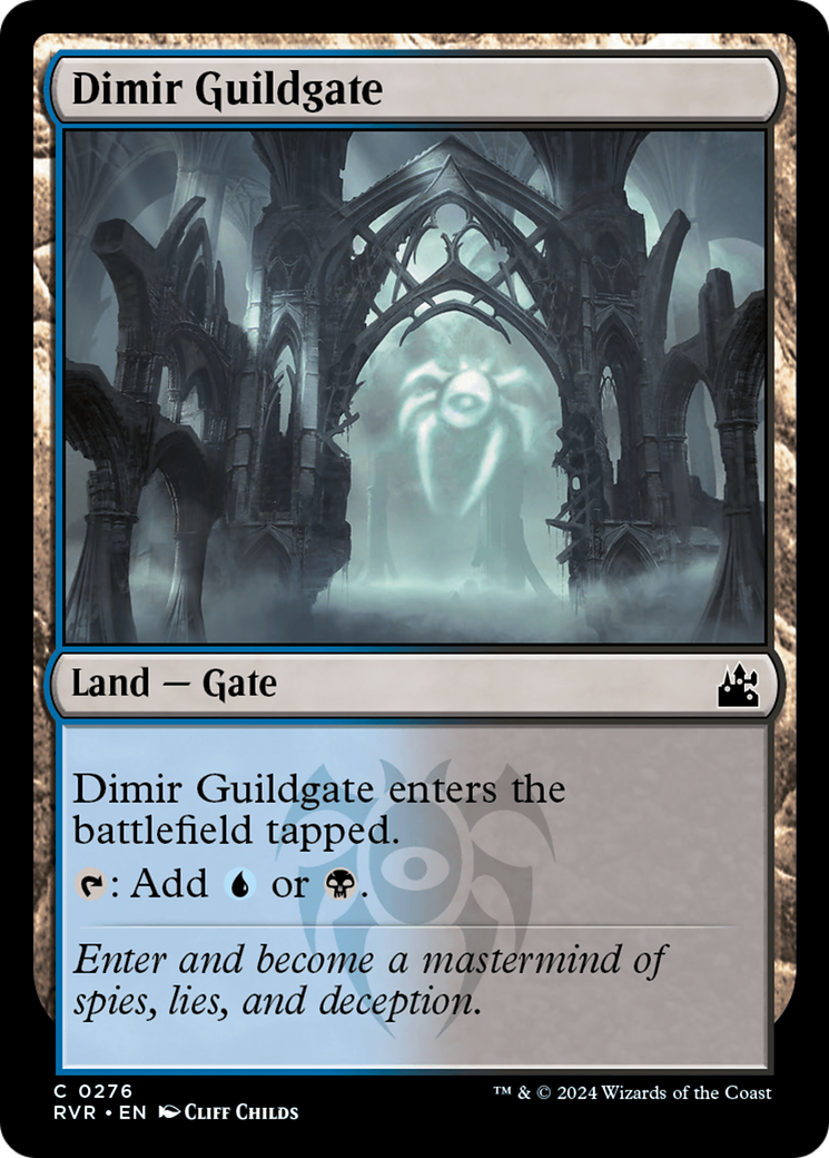 Dimir Guildgate [Ravnica Remastered] | Deep Dive Games St. Marys