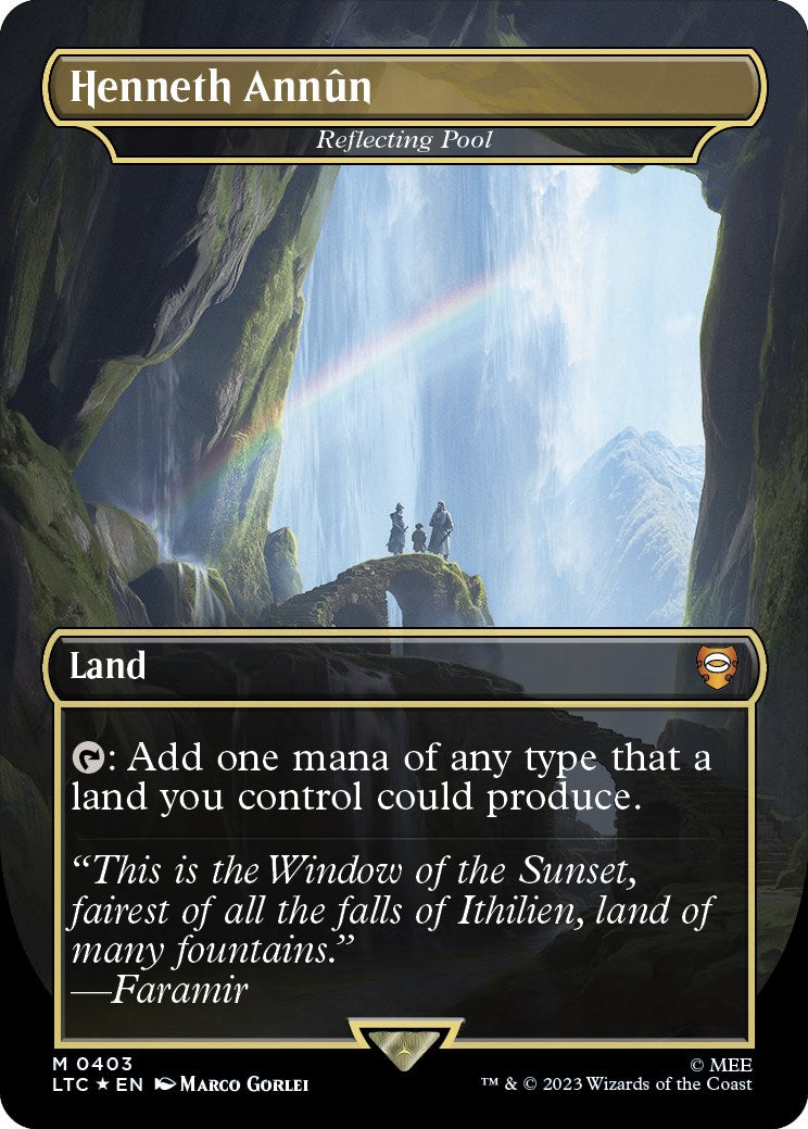 Reflecting Pool - Henneth Annun (Surge Foil Realms and Relics) [The Lord of the Rings: Tales of Middle-Earth Commander] | Deep Dive Games St. Marys