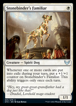 Stonebinder's Familiar [Strixhaven: School of Mages] | Deep Dive Games St. Marys