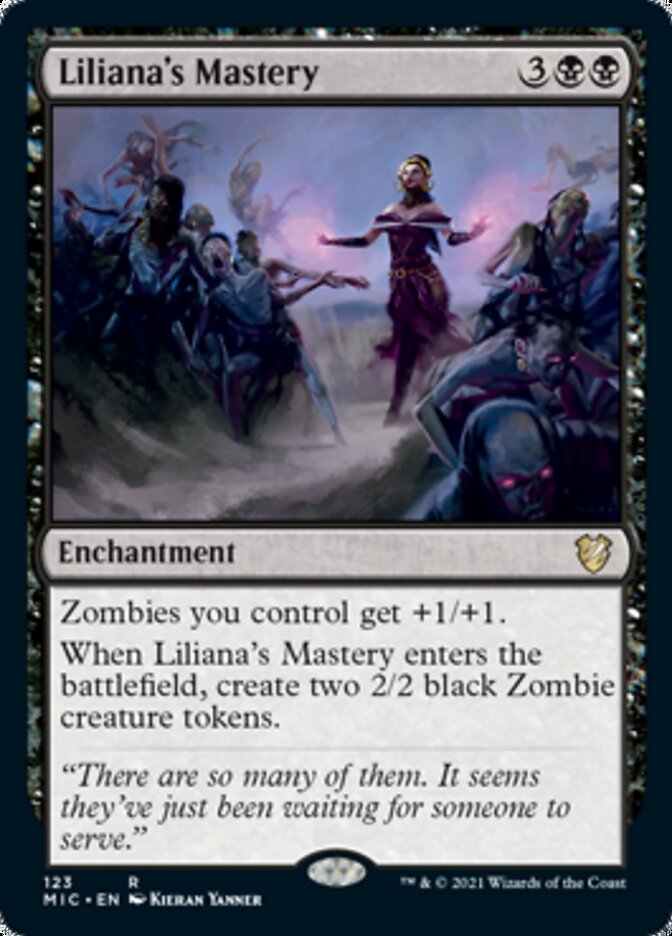 Liliana's Mastery [Innistrad: Midnight Hunt Commander] | Deep Dive Games St. Marys