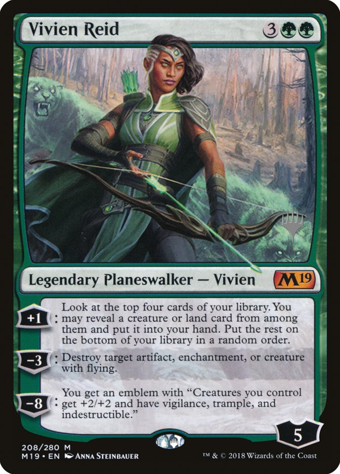 Vivien Reid (Promo Pack) [Core Set 2019 Promos] | Deep Dive Games St. Marys